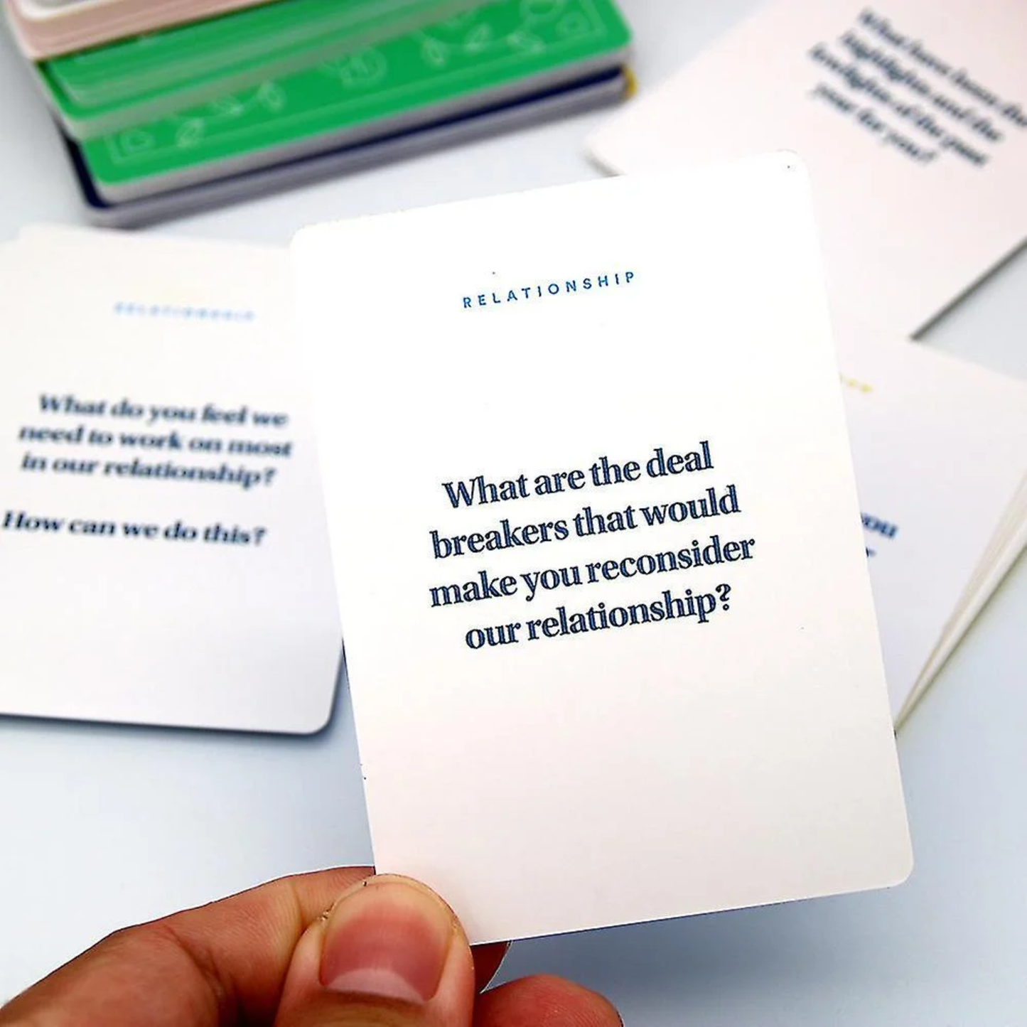 Icebreaker – Deeper Talk (150 Prompts) - Card Game - Ages: 13+