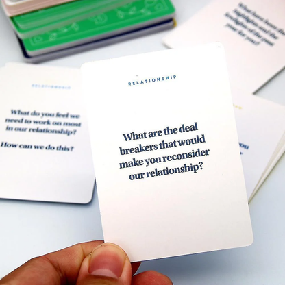 Icebreaker – Deeper Talk (150 Prompts) - Card Game - Ages: 13+