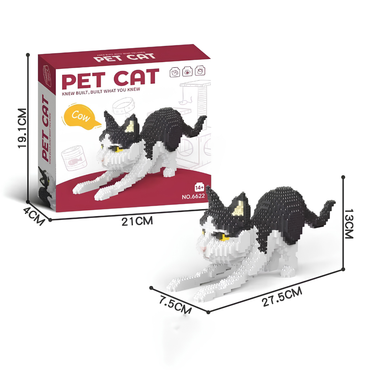 Pet Cat Cow Building Blocks – 899 Pieces