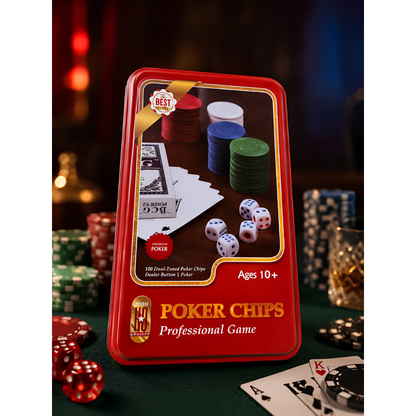 Plastic Poker Chip Set