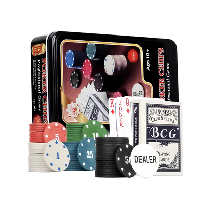 Plastic Poker Chip Set