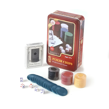 Plastic Poker Chip Set