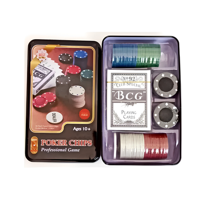 Plastic Poker Chip Set