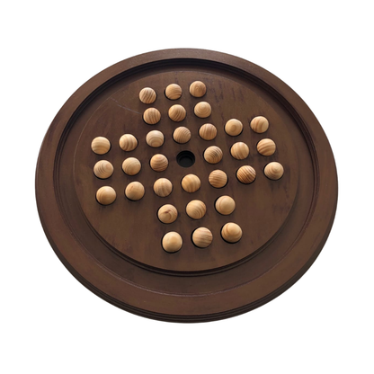 Round Wooden Solitaire – Made in Lebanon