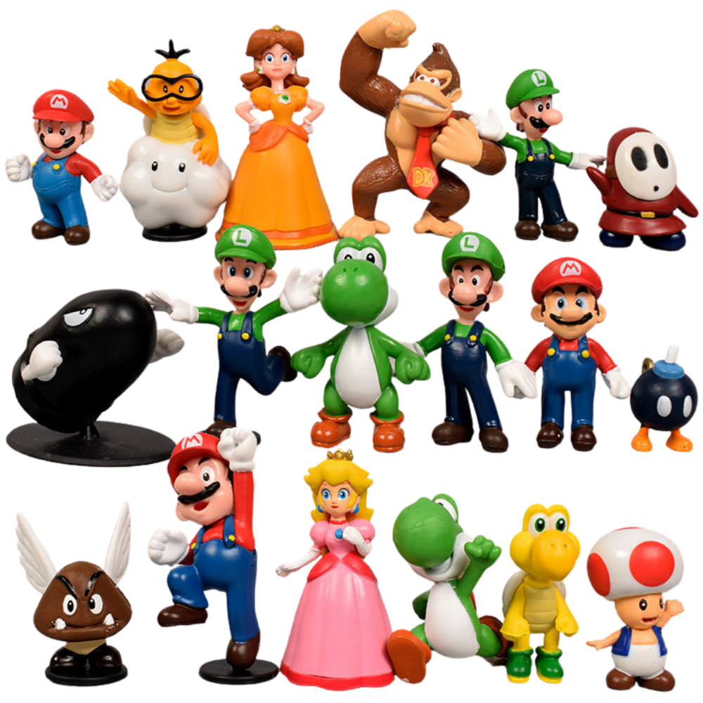 Super Mario Mini Figurines V1 2-7cm