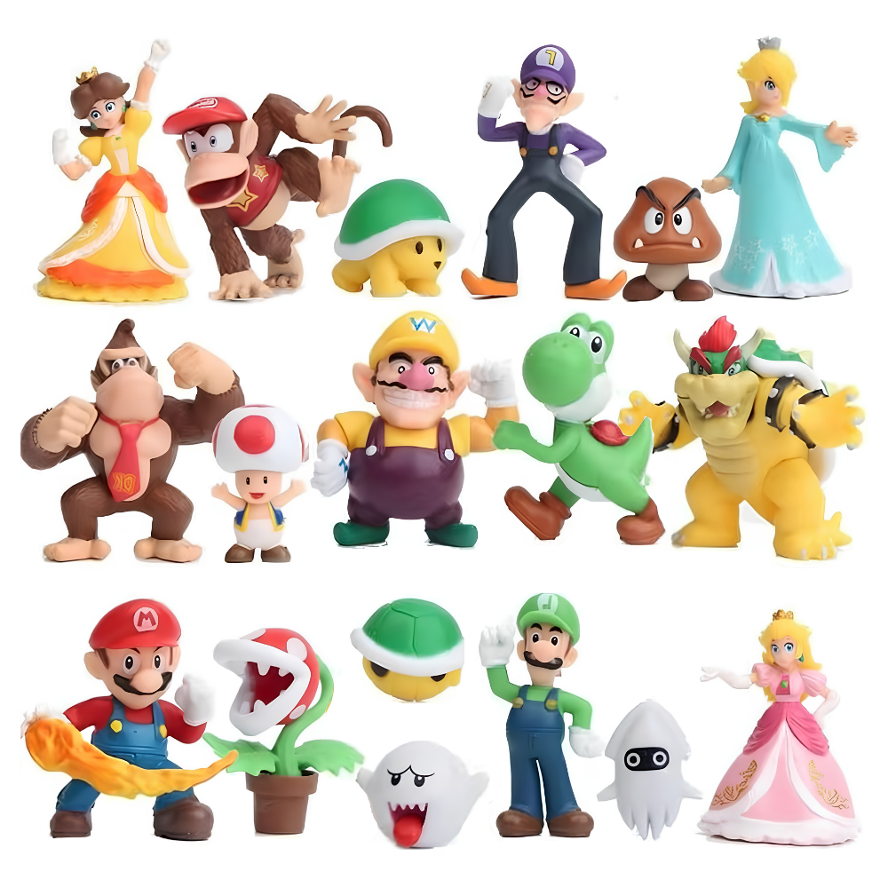 Super Mario Mini Figures V2 5-9cm