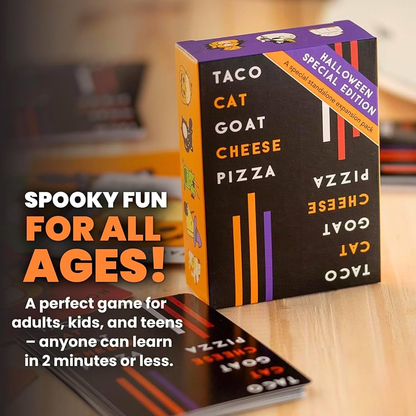 Taco Cat Goat Cheese Pizza: Halloween Edition!