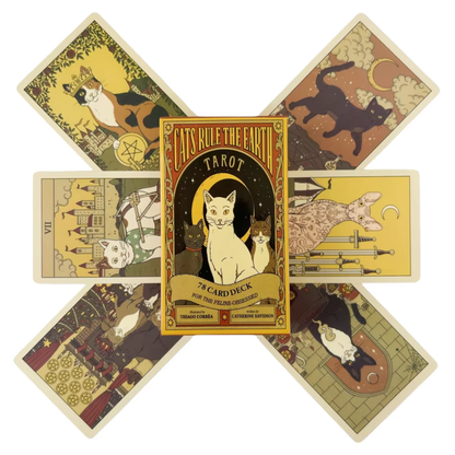 Cats Rule the Earth Tarot by Catherine Davidson & Thiago Corrêa