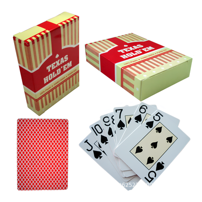 Texas Hold’em Plastic Playing Cards