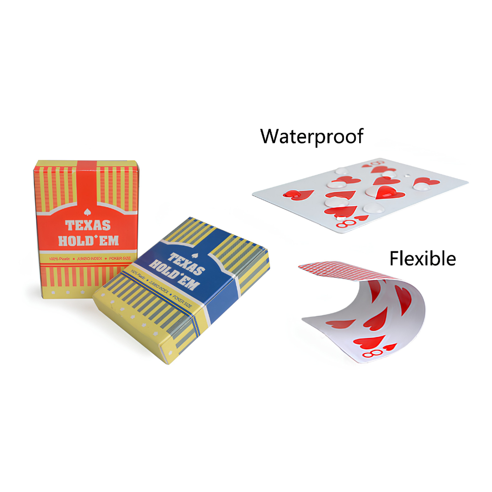 Texas Hold’em Plastic Playing Cards