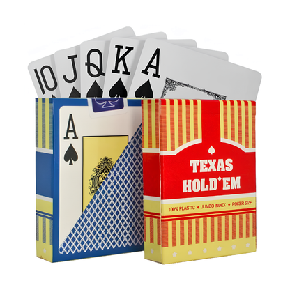 Texas Hold’em Plastic Playing Cards