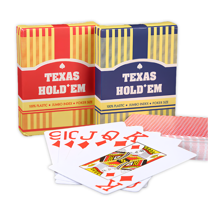 Texas Hold’em Plastic Playing Cards