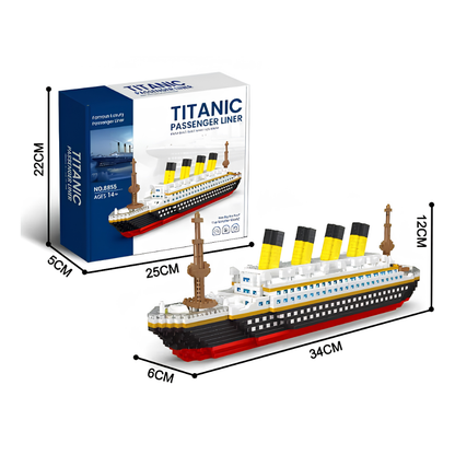 Titanic Passenger Liner Building Blocks – 1885 Pieces