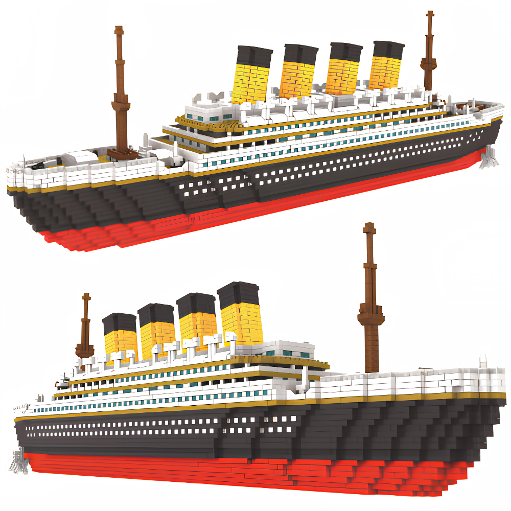 Titanic Passenger Liner Building Blocks – 1885 Pieces