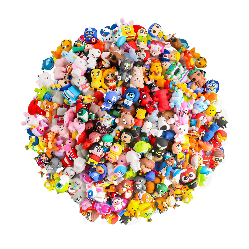 Trendy Cartoon PVC Keychains