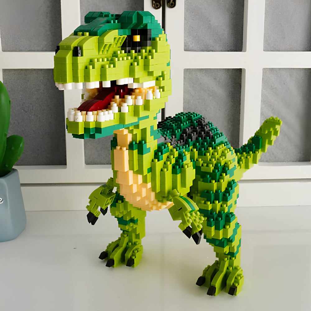 Dino World Velociraptor Building Blocks – 1599 Pieces