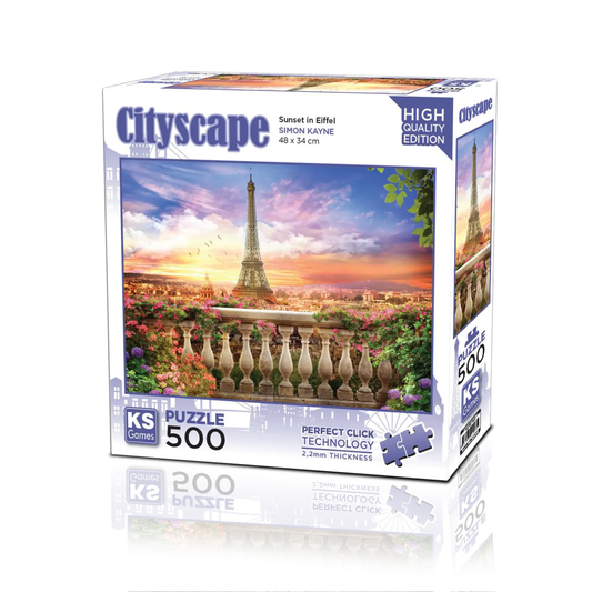 Sunset in Eiffel (500 Pieces)