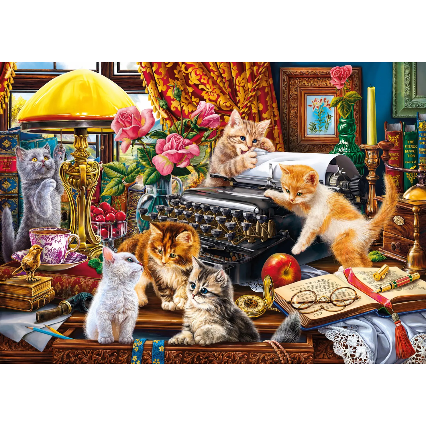 Kittens in the Writer’s Office (500 Pieces)