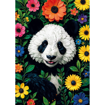 Blossoming Panda (500 Pieces)