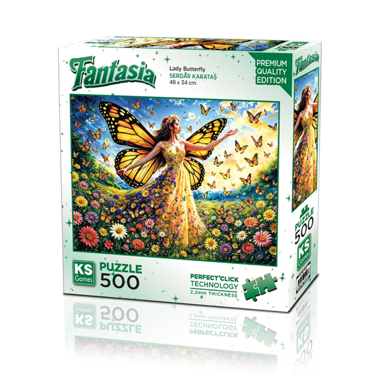 Lady Butterfly (500 Pieces)