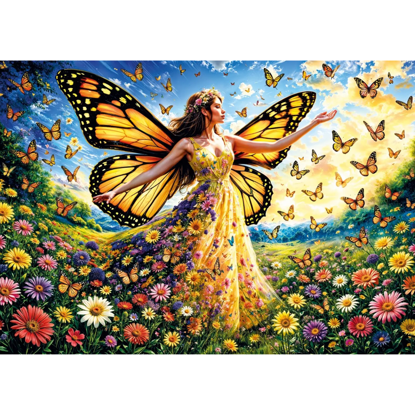 Lady Butterfly (500 Pieces)