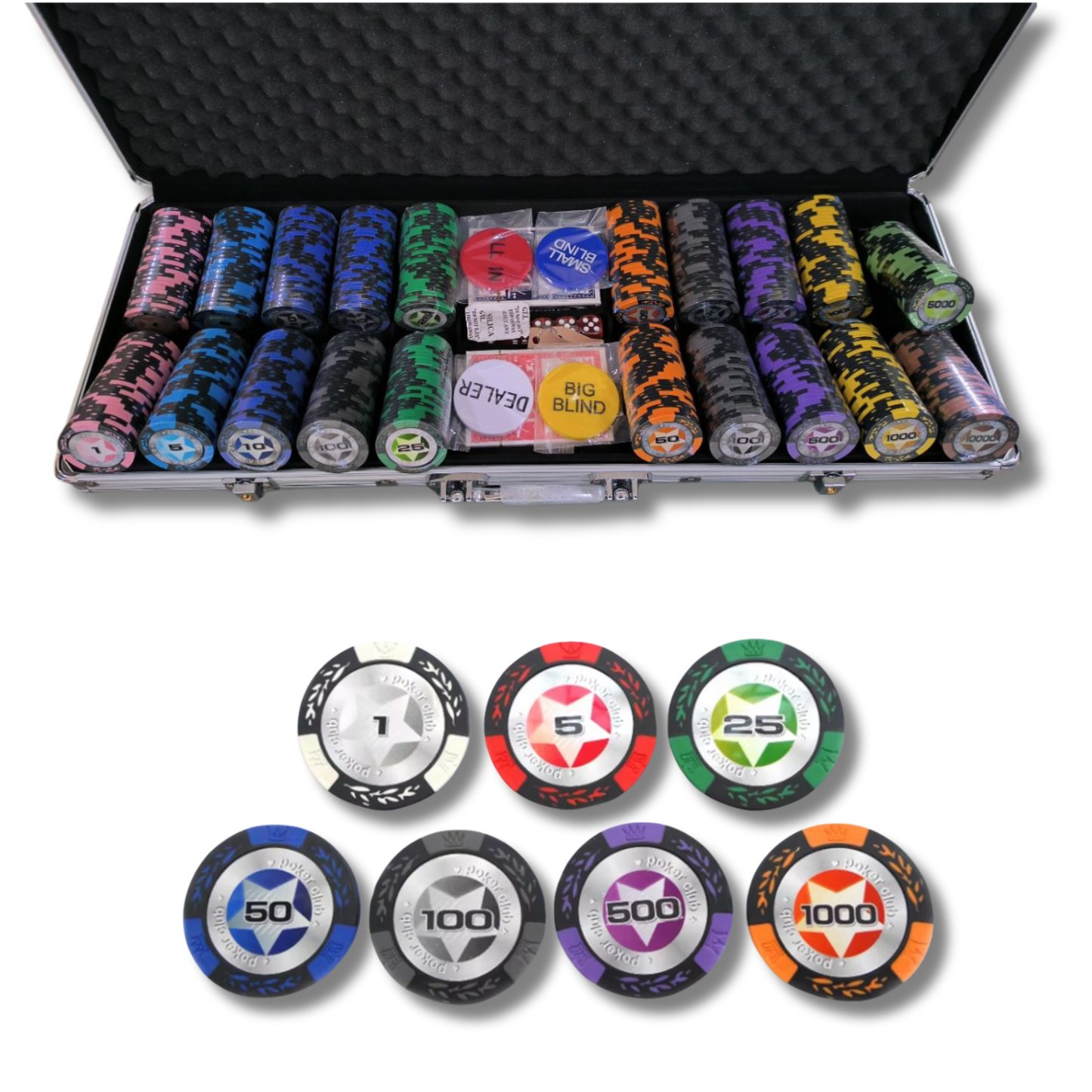 BCG Poker Chips Set 500
