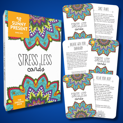 Stress Less Cards - Stress Less Cards – A Daily Deck for Calm & Mindfulness - 50+ guided prompts for relaxation