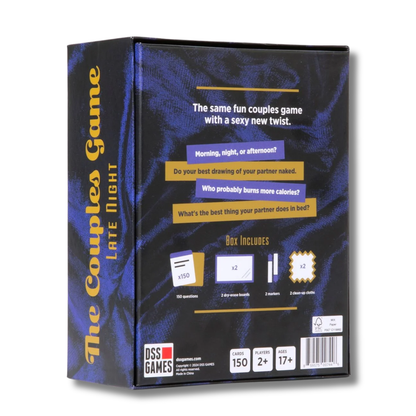 The Couples Game: Late Night Edition - Couples Card game - 18+ Only