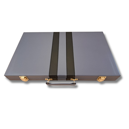 Leather Backgammon – Grey
