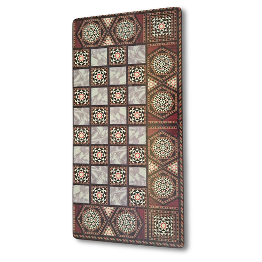 Wooden Backgammon, Chess & Checkers Set