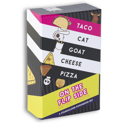 Taco Cat Goat Cheese Pizza: On The Flip Side - Slap game, speed & reflexes Card Game - 8+