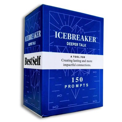 Icebreaker – Deeper Talk (150 Prompts) - Card Game - Ages: 13+
