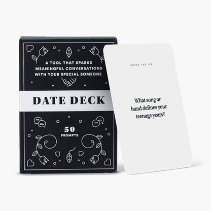 Date Deck – 50 Prompts for Meaningful Conversations