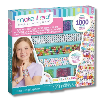 Make It Real – Alphabet Bead Bracelet Set