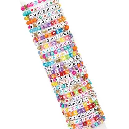 Make It Real – Alphabet Bead Bracelet Set