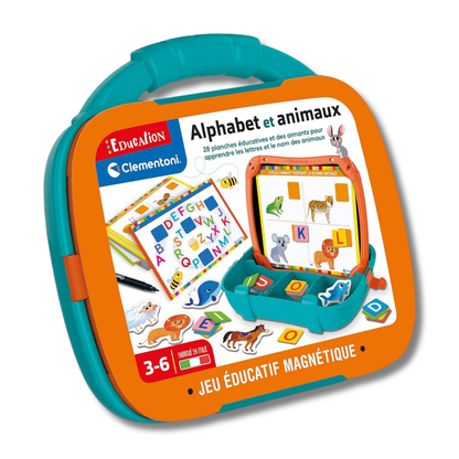 Éducation : Alphabet et Animaux (Jeu Éducatif Magnétique)