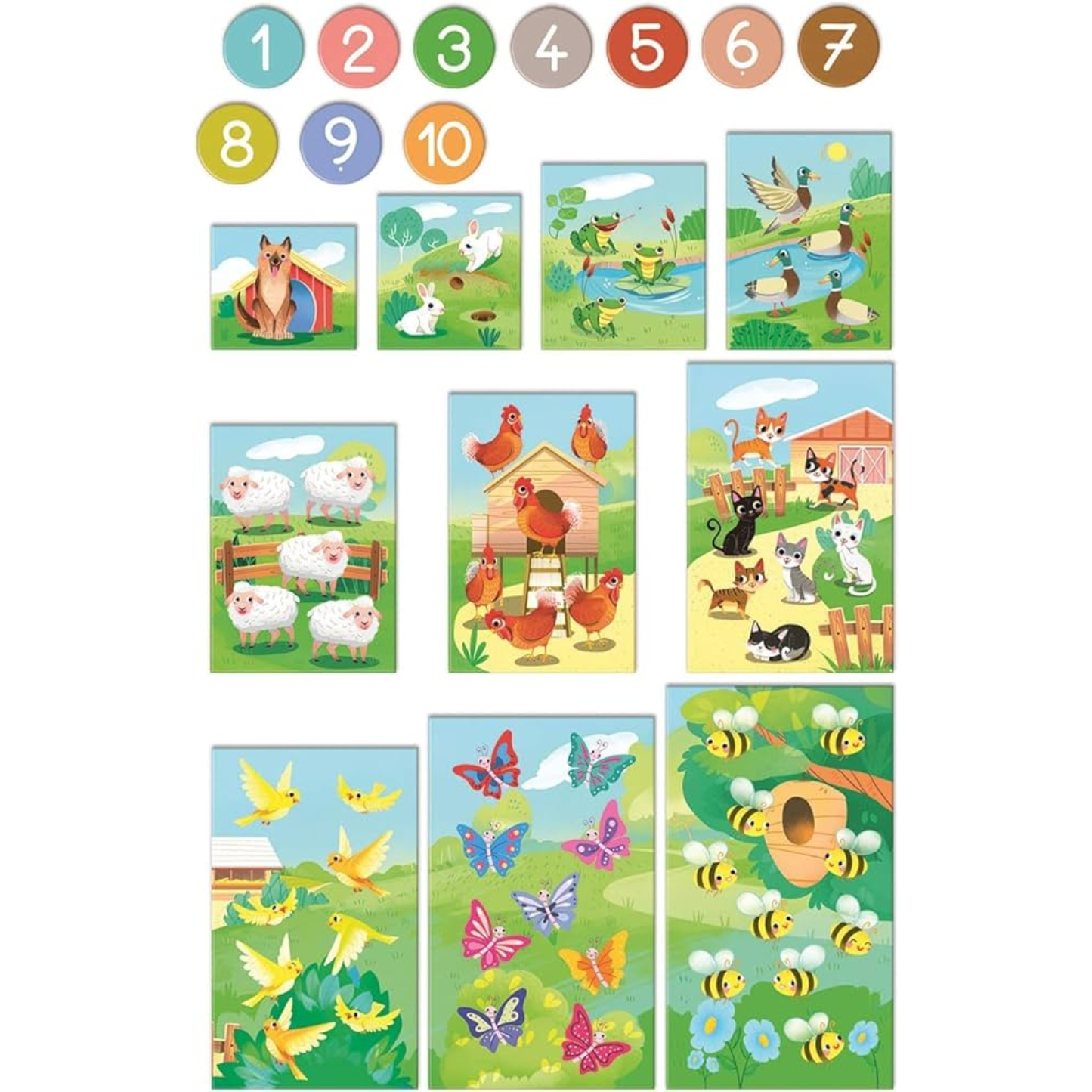 Education : Les Nombres de 1 à 10