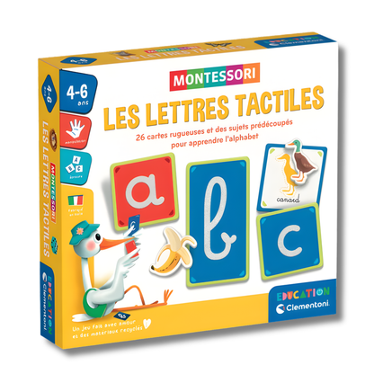 Education - Montessori : Les Lettres Tactiles