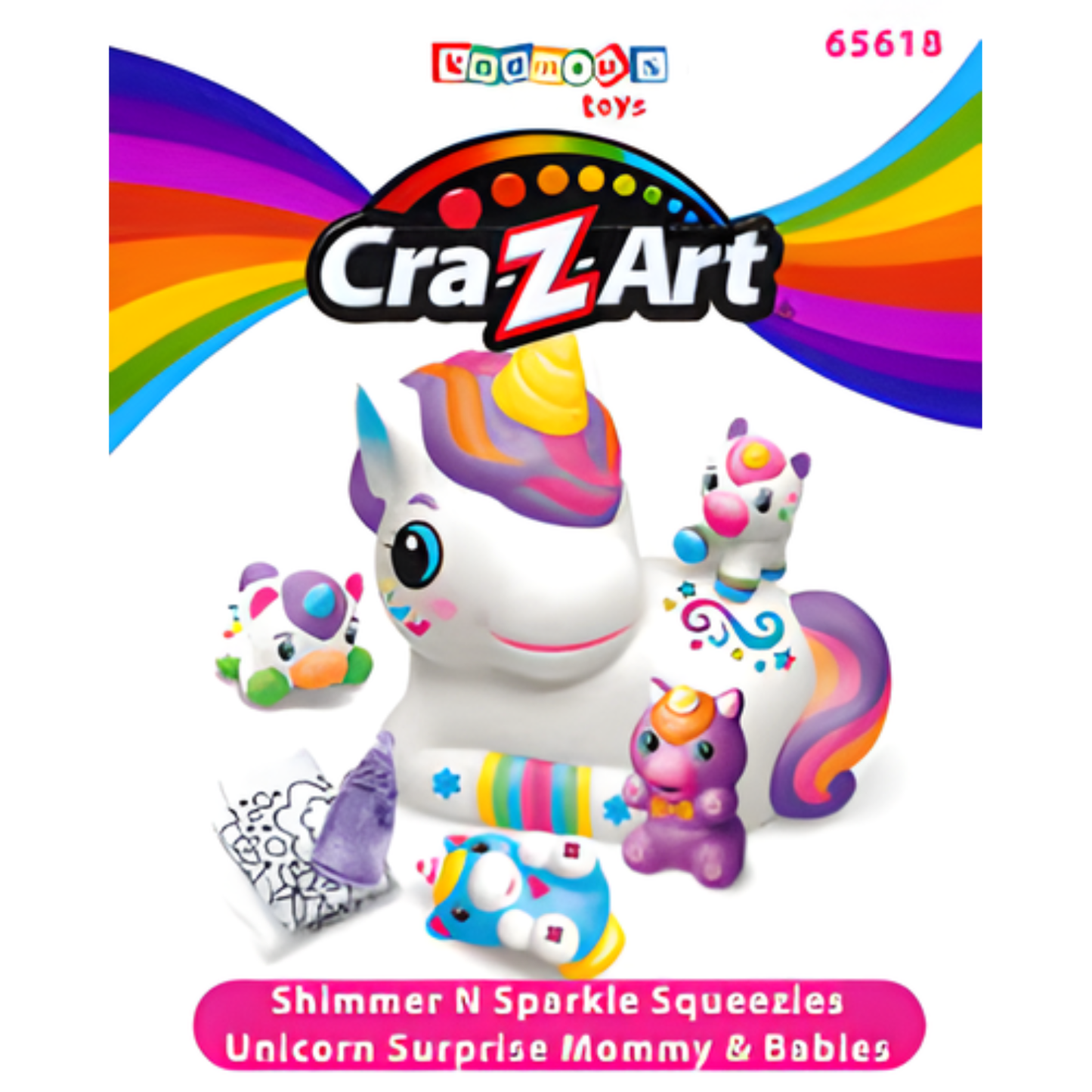 Cra-Z-Squeezes Unicorn Surprise (Mommy & Babies)