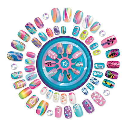Cra-Z-Art – Shimmer ’n Sparkle Nail Expressions (Press-On Nail Art Kit)