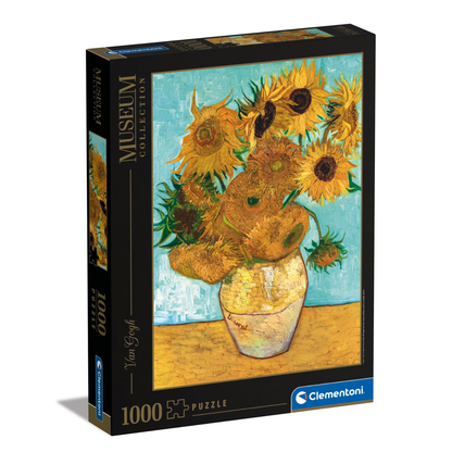 Clementoni Puzzles –  Sunflowers (Van Gogh) – 1000 Pieces