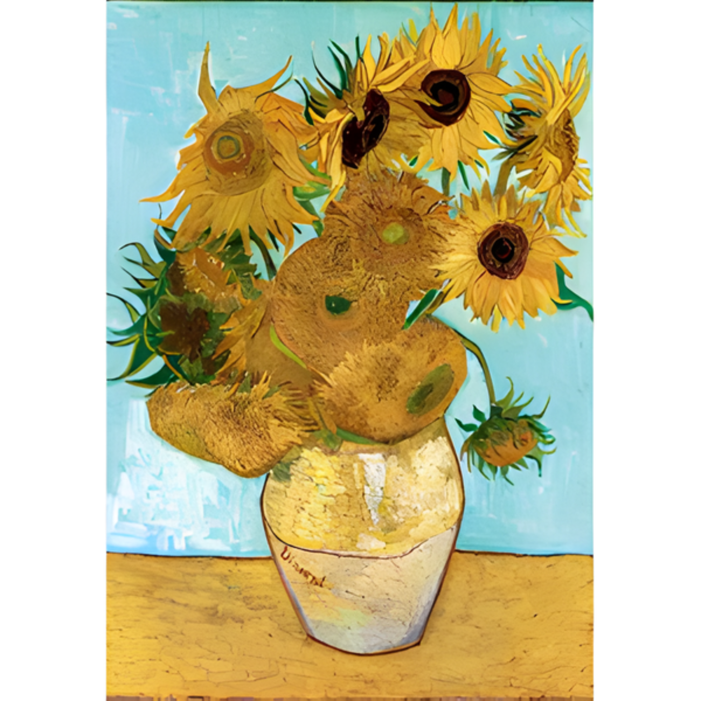 Clementoni Puzzles –  Sunflowers (Van Gogh) – 1000 Pieces