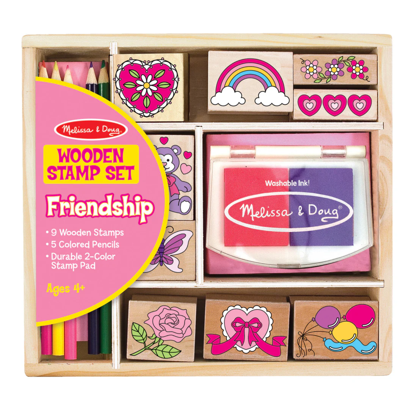 Wooden Stamp Set – Friendship
