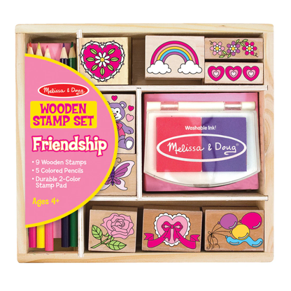 Wooden Stamp Set – Friendship
