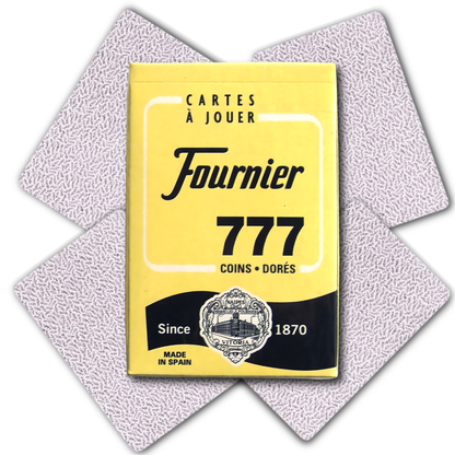 100% Original Fournier 777 - Gold-Edged Playing Cards