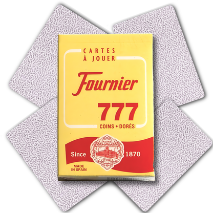 100% Original Fournier 777 - Gold-Edged Playing Cards