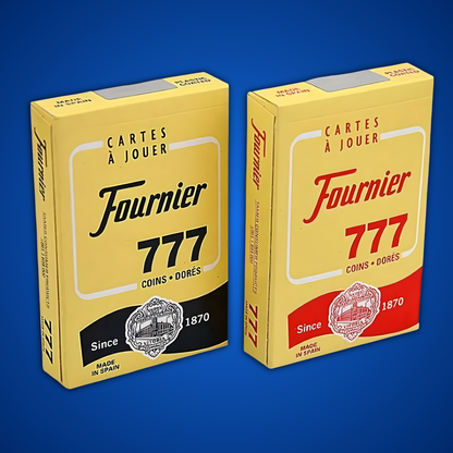 100% Original Fournier 777 - Gold-Edged Playing Cards