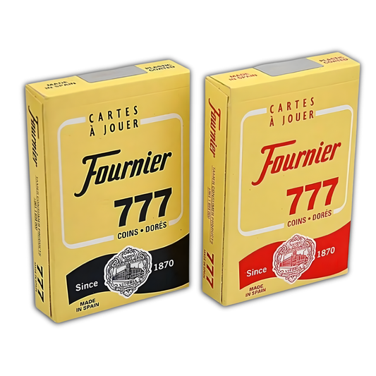 100% Original Fournier 777 - Gold-Edged Playing Cards