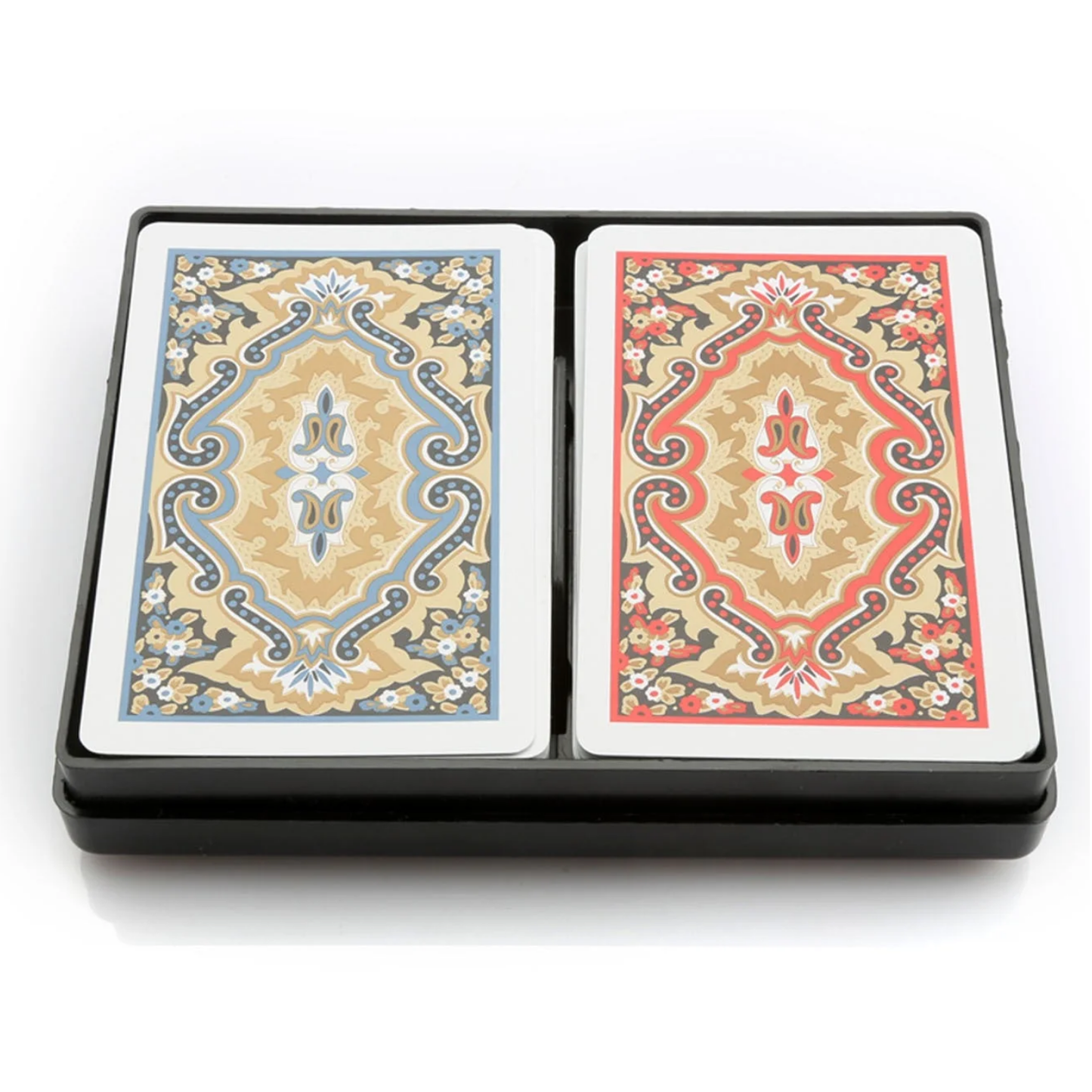 Double Deck Master - 100% Plastic Poker Playing Cards (2 Decks In Box)