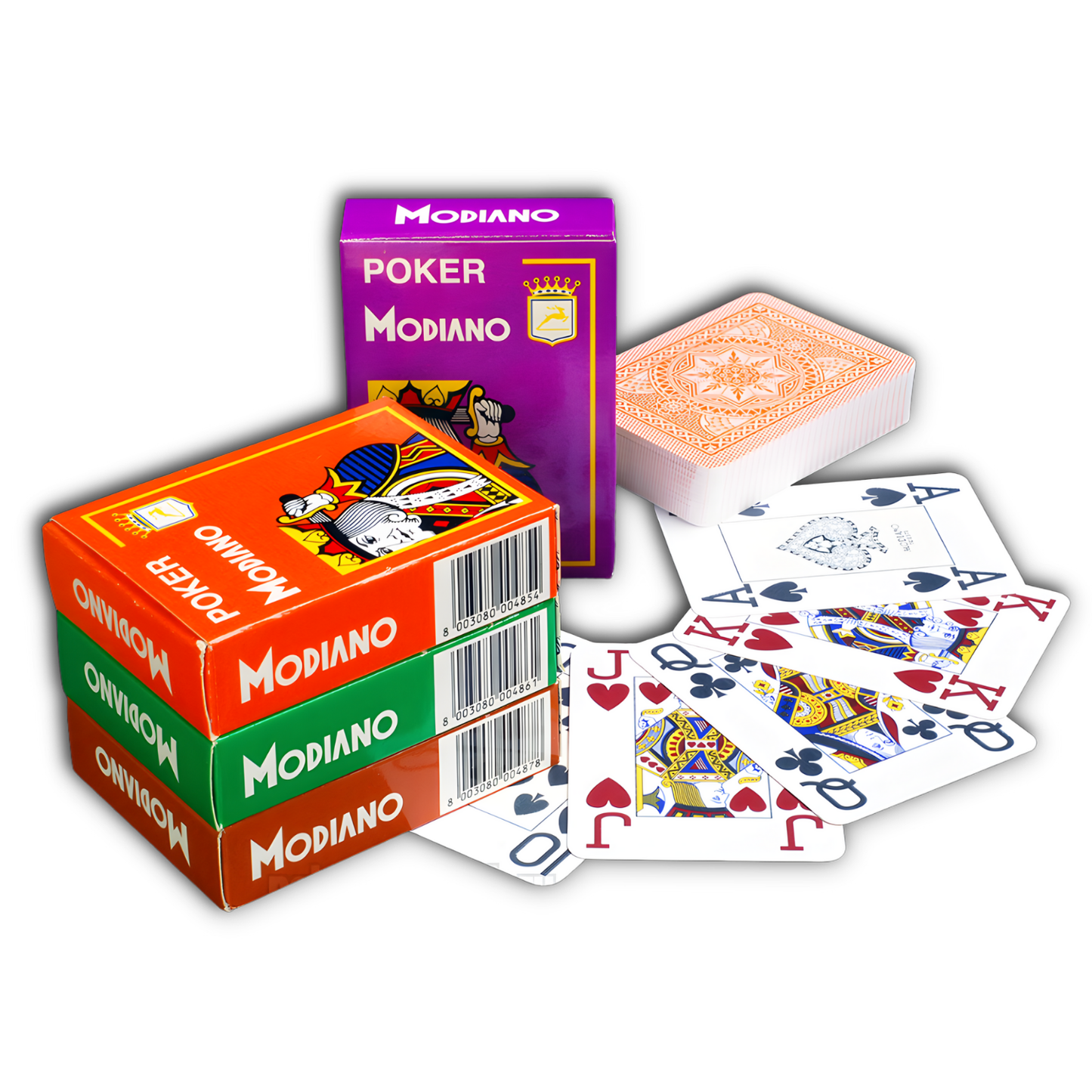 Modiano – Poker 4 Jumbo Index - Playing Cards - Classic Edition (All Colors Available)
